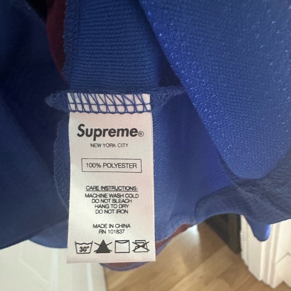 Supreme Hooded Hockey Jersey - Royal, Medium - Picture 5 of 8